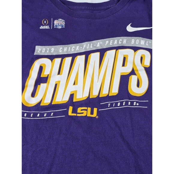 Nike Other - 2019 NCAA Football National Champions LSU Tigers Nike T Shirt Men's Size XL